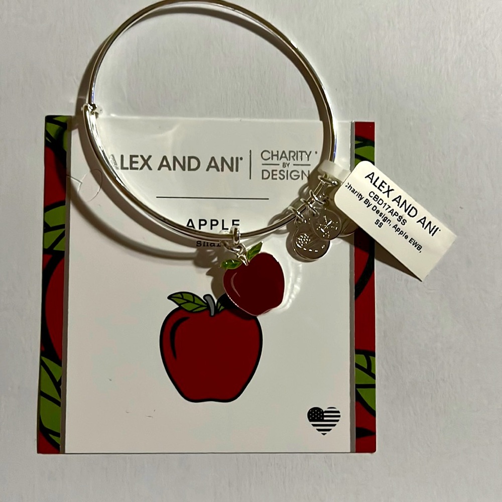 Alex and Ani Apple Bracelet
